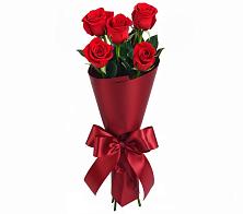 Букет 5 Красных роз Эдлесс Лав в Здвинске