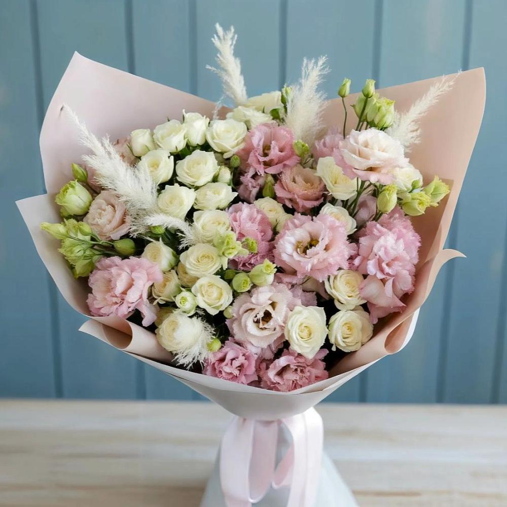 Букет цветов из: Альстромерии и Розы в Здвинске