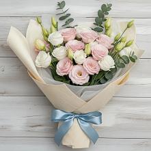 Букет цветов из:  Лизиантусы в Здвинске