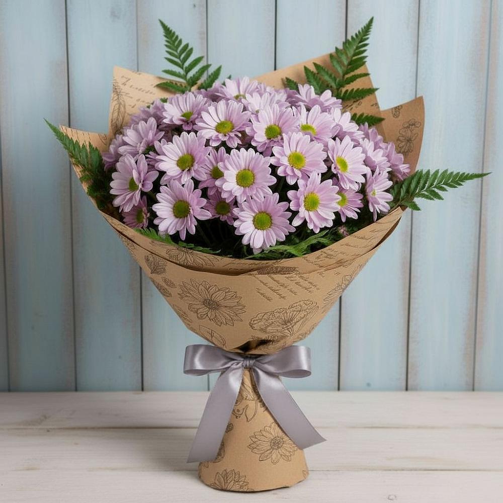 Букет цветов из: Хризантемы в Здвинске