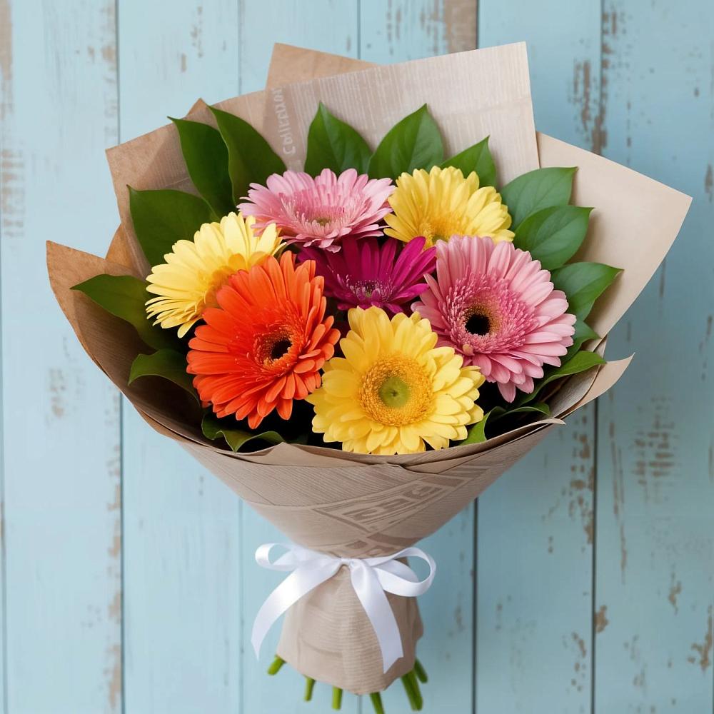 Букет цветов из: Герберы в Здвинске