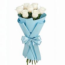 Букет 7 белых роз Проуд #REPLACE_PRED# Здвинске