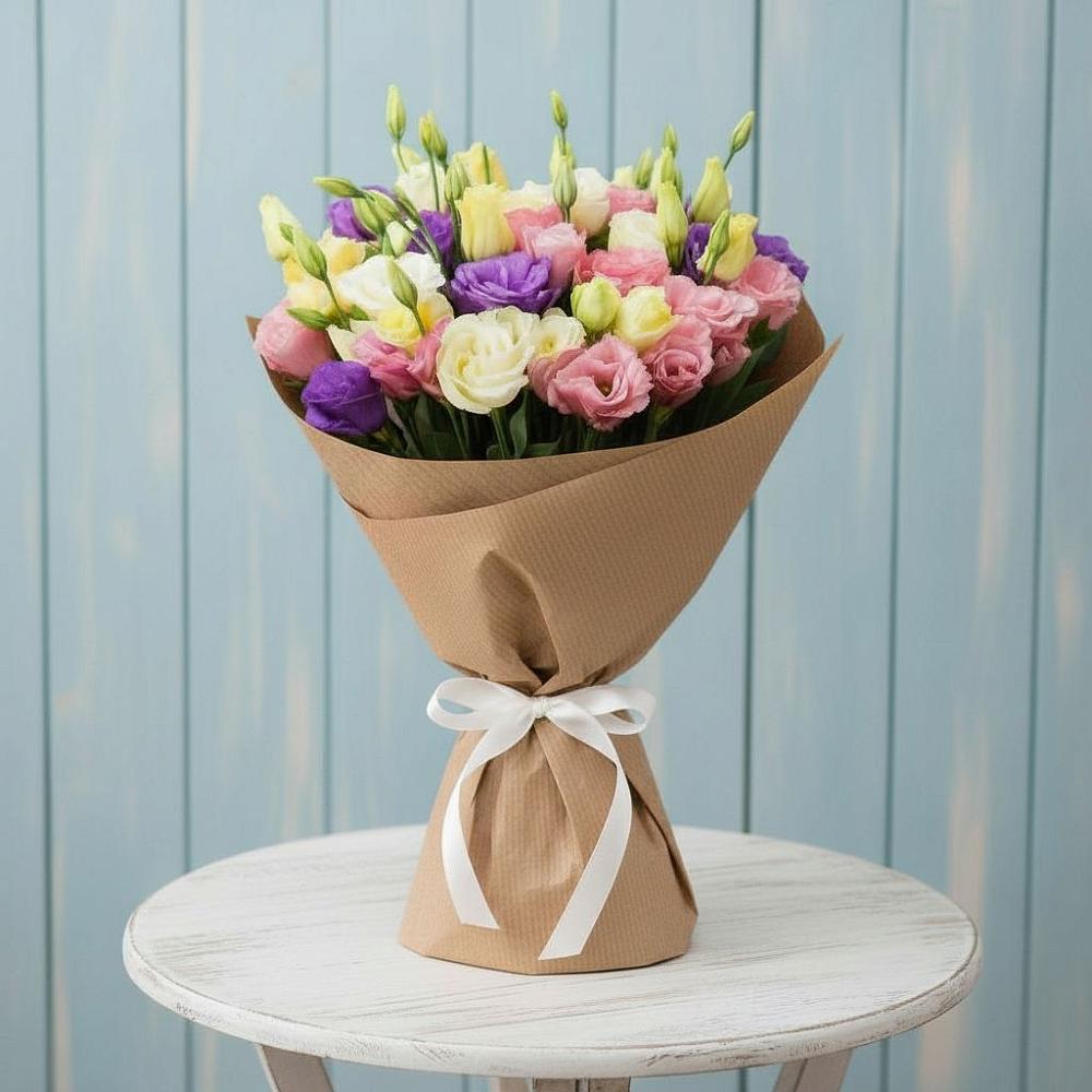 Букет цветов из: Лизиантусы в Здвинске