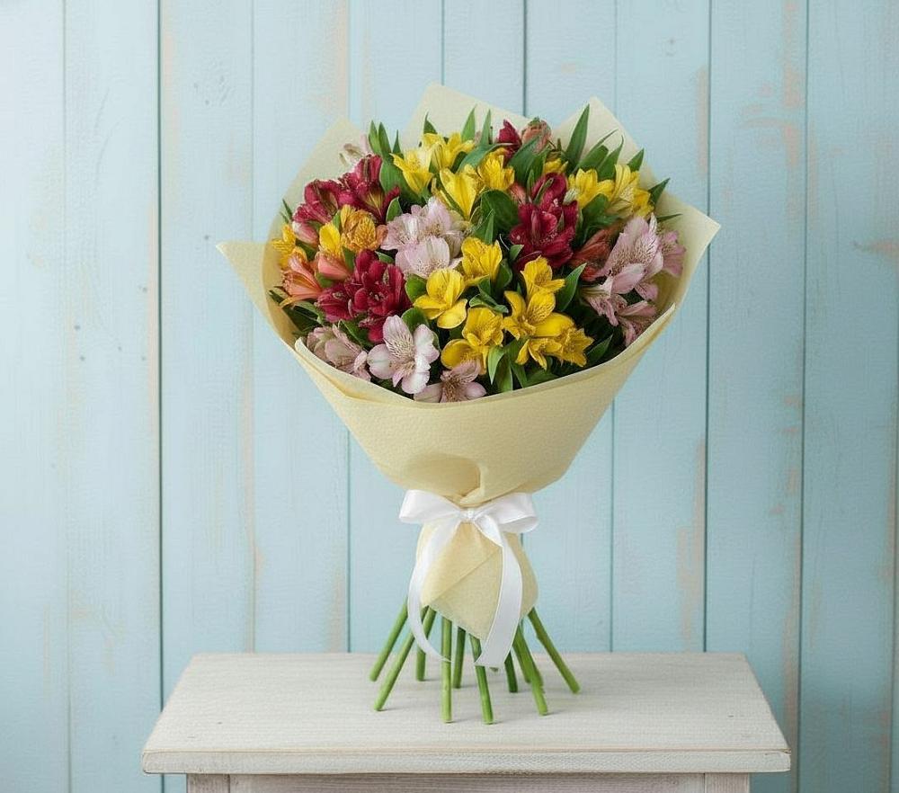 Букет цветов из: Альстромерии в Здвинске